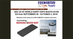 Desktop Screenshot of foxworthysupply.com